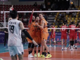 Tim Voli Bhayangkara Presisi Juara 3 AVC Men’s Club Championship 2024 di Iran