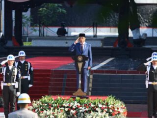 Presiden Jokowi Pimpin Upacara Hari Kesaktian Pancasila di Lubang Buaya, Kapolri Turut Mendampingi