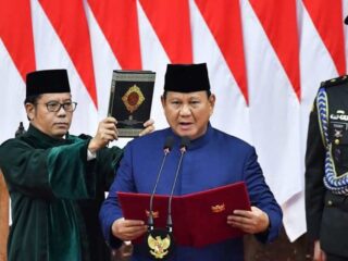 Prabowo Subianto dan Gibran Rakabuming Raka Resmi Dilantik Sebagai Presiden RI periode 2024-2029