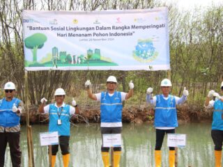 Komitmen Hijau PT PLN IP UBP Banten 3 Lontar Dan PLN EPI Dalam Rangka Hari Menanam Pohon Indonesia Tahun 2024