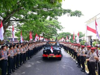 Presiden Prabowo Disambut Meriah di Pembukaan Apel Kasatwil Polri 2024