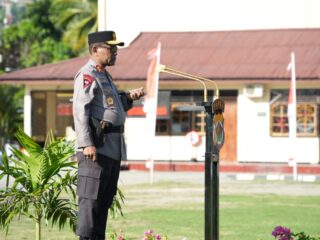 Jaga Keamanan Nataru, Kapolda Papua Pimpin Apel Gelar Pasukan Operasi Lilin Cartenz 2024