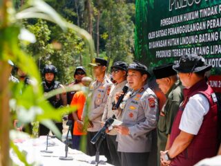 Tindak Tegas Perusakan Hutan, Polda Riau Tegaskan Komitmen Green Policing