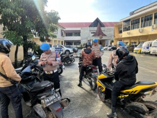 Bid Propam Polda Papua Gelar Ops Gaktibplin Pemeriksaan Kendaraan Anggota Di Mako Polda Papua