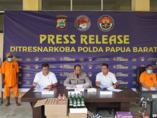 Polda Papua Barat Bongkar Gudang Miras Oplosan, Sudah Timbulkan Korban