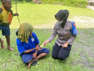 Sub Satgas Keladi Sagu Gelar Pemeriksaan Kesehatan Gratis di Kampung Toladan Sentani