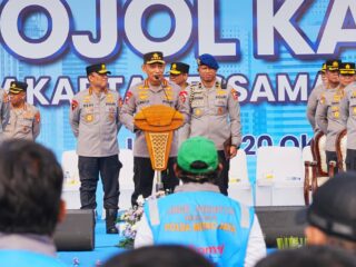 Hadiri Apel Ojol Kamtibmas, Kapolri Ajak Bersinergi Jaga Kamtibmas
