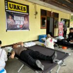 Polres Jayawijaya Gelar Donor Darah Serentak Dalam Rangka Hut Humas Polri Ke-74