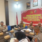 Polda Papua Gelar Anev Mingguan Ke-3 Operasi Sikat Cartenz II–2025