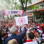 5.000 Relawan Kemanusiaan Semarakan Gerak Jalan Sehat PMI Kota Bandung