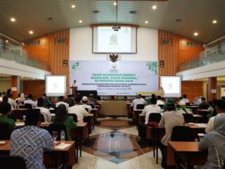 Rakor Daerah BAZNAS se-Papua Raya 2025, Kabid Humas Polda Papua Hadiri Penguatan Sinergi Pengelolaan Zakat