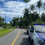 Wujud Pelayanan Prima, Sat Lantas Polres Sarmi Kawal Prosesi Jalan Salib San Damiano