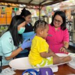 Bhayangkari Cabang Tolikara Gelar Posyandu Kemala Bersama Puskesmas Karubaga