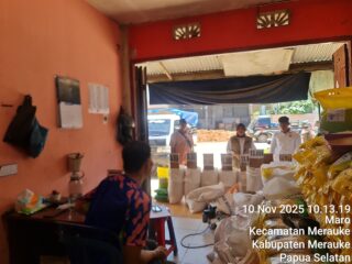 Tim Satgas Pengendalian Harga Beras di Merauke, Harga beras masih Stabil, masih Sesuai Harga HET