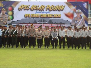 Polres Merauke Gelar Apel Operasi Zebra Cartenz 2025