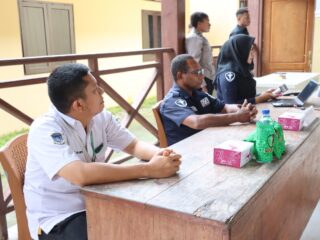 Personil Polres Sarmi Ikuti Penyuluhan Kesehatan Pencegahan dan Pengendalian Penyakit Sifilis dari Biddokkes Polda Papua