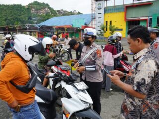 Hari Keempat Operasi Zebra Cartenz 2025, Polda Papua Perkuat Penertiban dan Edukasi Keselamatan Berlalu Lintas