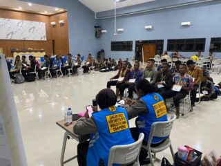 Hari Kedua Rikmin Awal, 286 Casis Ikuti Pemeriksaan Administrasi Bintara Brimob Polda Papua