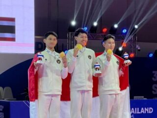 Atlet Taekwondo Indonesia, Letda Inf Alfi Sumbang Emas Perdana untuk Indonesia di SEA Games 2025 Thailand
