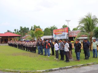 Antisipasi Gangguan Kamtibmas, Polres Waropen Gelar Apel Siaga Dan Patroli Cipta Kondisi