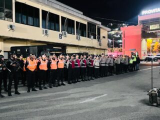 Patroli Hari ke-7 Operasi Lilin Cartenz-2025, Polda Papua Pastikan Situasi Kamtibmas Tetap Kondusif