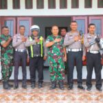 Perkuat Sinergitas TNI-Polri, Satlantas Polres Waropen Laksanakan Silaturahmi ke Koramil 1709-03/Waropen Bawah