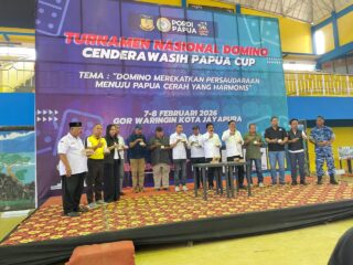 Polda Papua Hadiri Pembukaan Turnamen Nasional Domino Cenderawasih Cup