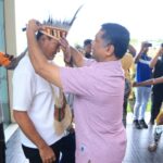Tiba di Jayapura, Wakapolda Papua yang Baru Kombes Pol. Muhajir, S.I.K., M.H. disambut Jajaran PJU di Bandara Sentani