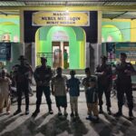 Perkuat Pengamanan Ramadan, Samapta Polres Sarmi Rutin Patroli Tarawih di Sejumlah Masjid