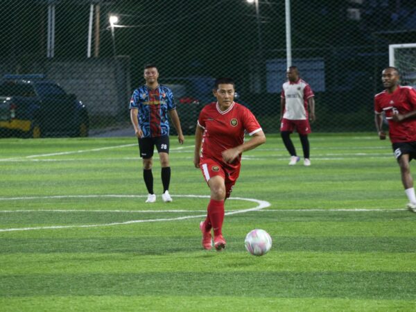 Kapolda Papua Hadiri Pertandingan Minisoccer Spripim vs Bid Propam, Pererat Soliditas dan Kebersamaan Personel