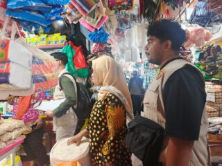 Polresta Jayapura Kota Sidak Harga dan Stok Bahan Pokok di Pasar dan Ritel Modern