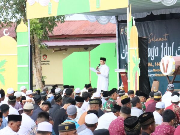 Polres Keerom Gelar Sholat Idul Fitri 1447 H Perdana Di Mapolres, Perkuat Sinergi Dan Kebersamaan Dengan Masyarakat