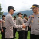 Kapolres Jayapura Pimpin Apel Pagi, Pererat Silaturahmi Lewat Halal Bihalal