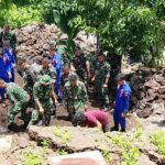 Aksi Sigap Gerak Cepat Bantu Warga, Kodim 1310/Bitung Beri Pertolongan Korban Bencana Gempa