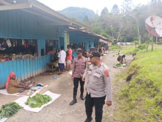 Patroli Rutin Polsek Kelila Jaga Stabilitas Keamanan Wilayah