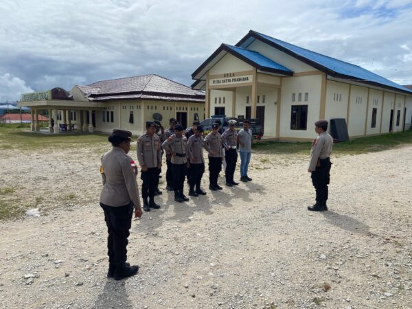 Polres Mamberamo Tengah Gelar Patroli Humanis, Pastikan Keamanan Obyek Vital di Kobakma