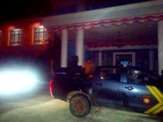 Patroli Malam, Polisi Sambangi Bank Papua hingga Pasar Sentral Kobakma