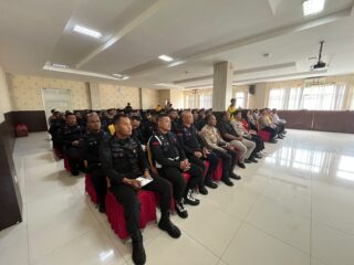 Latihan Pra Operasi Pesparawi Mansinam-2026 Dalam Rangka Pengamanan Pesta Paduan Suara Gerejawi (Pesparawi) Nasional XIV Tahun 2026 di Wilayah Hukum Polda Papua Barat