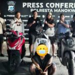 Tim URC (Unit Reaksi Cepat) Polresta Manokwari Berhasil Ringkus Residivis Spesialis Curanmor dan 3 unit Kendaraan Motor Diamankan 