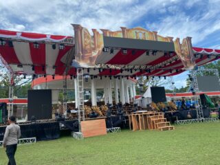 Tim Quick Response dan Tim Sterilisasi Sat Brimob Polda Papua Barat Laksanakan Pengecekan Venue dan Jalur Akses Pesparawi Nasional XIV Tahun 2026