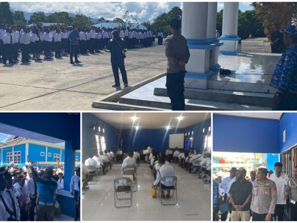 Polres Mamberamo Tengah Hadir Amankan Penyerahan SK CPNS, Wujudkan Rasa Aman dalam Pelayanan ASN Baru