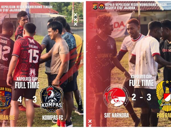Turnamen Futsal Hari Kelima Jelang Hut Bhayangkara Ke-80 Berlangsung Aman dan Penuh Sportivitas