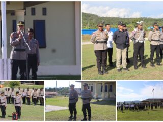 Kapolres Mamberamo Tengah Tekankan Disiplin dan Tertib Administrasi dalam Apel Pagi