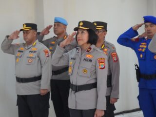 Upacara Pemuliaan Nilai-Nilai Tribrata Polda Papua Barat Berlangsung Khidmat Secara Daring