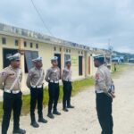 Satlantas Polres Mamberamo Tengah Laksanakan Strong Point Pagi, Wujudkan Kamseltibcar Lantas yang Aman dan Kondusif