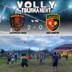 Tim Gabungan Seksi Melaju ke Final turnamen voli Kapolres Cup Usai Tundukkan Tim Bag Logistik 2-0