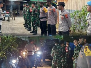 Apel Gabungan Dalam Rangka Menyikapi Kalender Kamtibmas Menjelang 1 Juli 2026 Di Polsek Mamberamo Hulu
