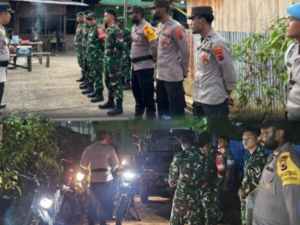 Apel Gabungan Dalam Rangka Menyikapi Kalender Kamtibmas Menjelang 1 Juli 2026 Di Polsek Mamberamo Hulu