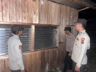 Polsek Kelila Pastikan Kios dan Lingkungan Sekitar Tetap Aman Melalui Patroli Rutin