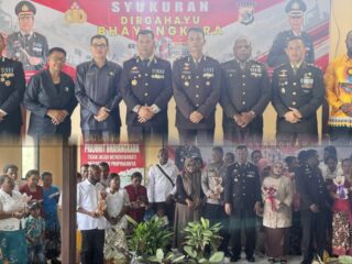 Acara Syukuran Hari Bhayangkara ke - 80 Polres Mamberamo Raya